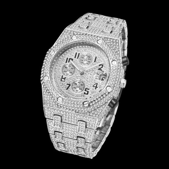 NEW! Luxury Fully Diamond Hip Hop Style Limited Edition...